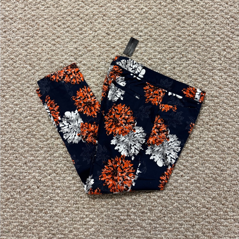 The Limited Pants 0P Petite NWT Blue Floral